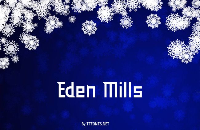 Eden Mills example